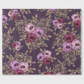 エレガントバラ ラッピングペーパー (フラット)