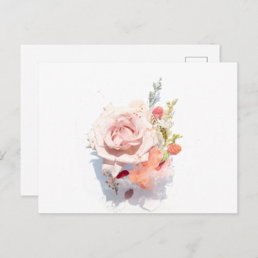 エレガントバレンタインデーフローラ シーズンポストカード (正面/裏面)
