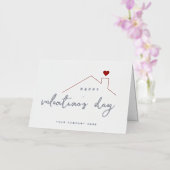 エレガントバレンタインデー実在領 箔グリーティングカード (蘭)