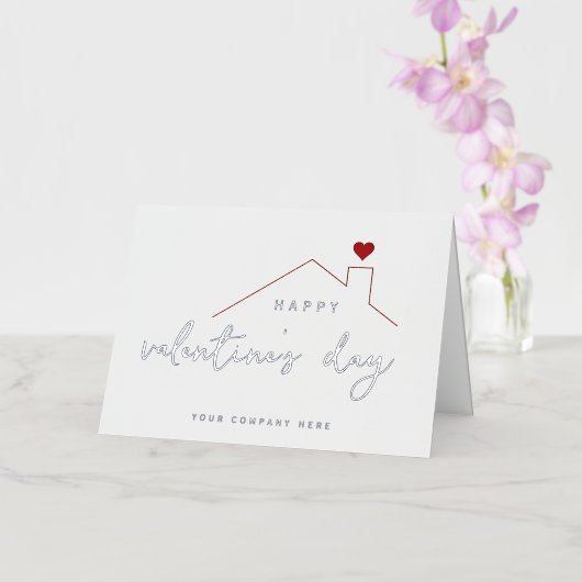 エレガントバレンタインデー実在領 箔グリーティングカード (蘭)