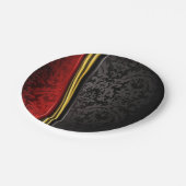 エレガントバロカラフルークパーティープレート用パターン ペーパープレート (アングル)