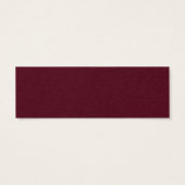 エレガントバーグンディフローラの結婚ウェブサイトRSVP (裏面)