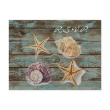 エレガントバーンウッドシーシェルビーチ結婚式rsvp