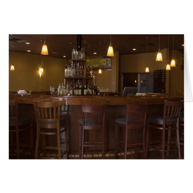 エレガントバー空白のカード (正面横)