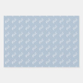 エレガントパイロットブラシスクリプトタイポグラフィ ラッピングペーパーシート (正面3)