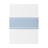 エレガントパウダーブルー結婚スクリプト 招待状ベリーバンド (裏面例)