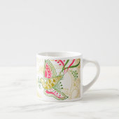 エレガントパターン（の模様が）ある磁器 エスプレッソカップ (右)