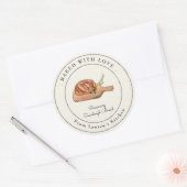 エレガントパンベーキングラベル ラウンドシール (封筒)