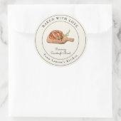 エレガントパンベーキングラベル ラウンドシール (バッグ)