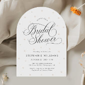 エレガントパーズブライダルシャワーアーチ 招待状