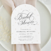 エレガントパーズブライダルシャワーアーチ 招待状