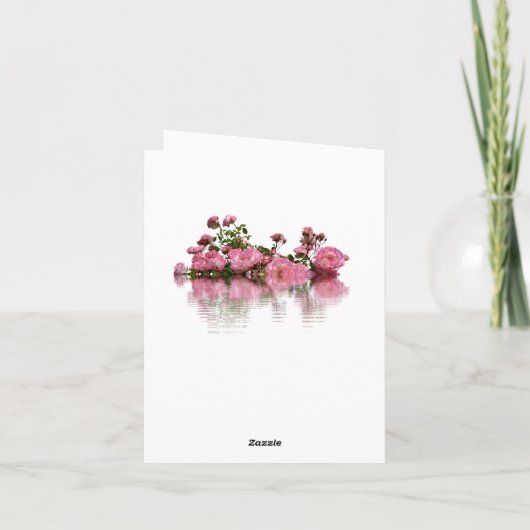 エレガントパーソナライズされたな結婚祝いカード 案内状 (裏面)