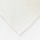 エレガントパーソナライズされたカスタム写真の追加 フリースブランケット (角)