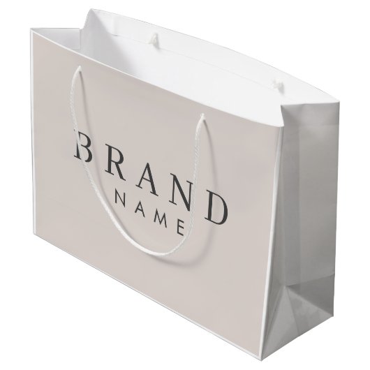 エレガントパーソナライズされたカスタム抱き枕 ラージペーパーバッグ (裏面アングル)