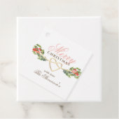 エレガントパーソナライズされたクリスマスラベル フェイバータグ (インサイチュ)