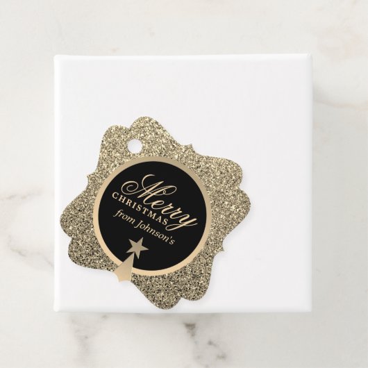 エレガントパーソナライズされたクリスマスラベル フェイバータグ (インサイチュ)