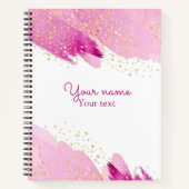 エレガントパーソナライズされたピガーリーク ノートブック (正面)