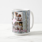 エレガントパーソナライズされたフローラ4最高の枚 コーヒーマグカップ (正面右)