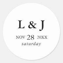 エレガントパーソナライズされたモダン書結婚の