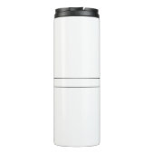 エレガントパーソナライズされたモノグラムの名前をカスタムする タンブラー (裏面)