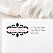 エレガントパーソナライズされた住所 シール (インサイチュ)