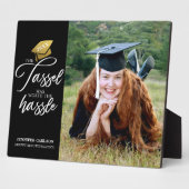 エレガントパーソナライズされた卒業写真プラーク フォトプラーク (側面)