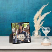 エレガントパーソナライズされた卒業写真 フォトプラーク (インサイチュ)