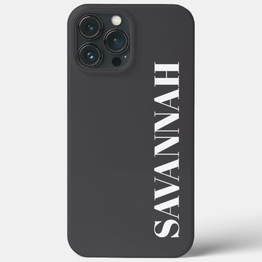 エレガントパーソナライズされた名シンプル Case-Mate iPhoneケース (裏面)