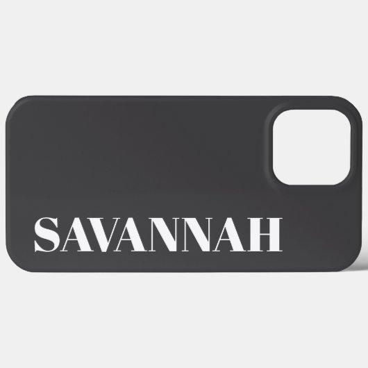 エレガントパーソナライズされた名シンプル Case-Mate iPhoneケース (裏面 (横))