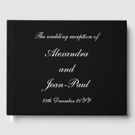 エレガントパーソナライズされた結婚Guest Book ゲストブック