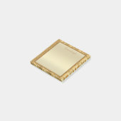 エレガントパーソナライズされた葉金ゴールドItノートの投稿 ポストイット (アングル)