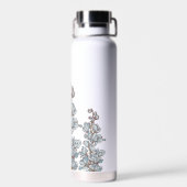 エレガントパーソナライズされた誕生日ギフト ウォーターボトル (背面)