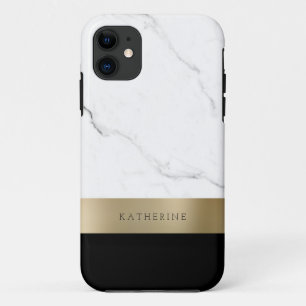 エレガントパーソナライズされた金ゴールド iPhone 11 ケース