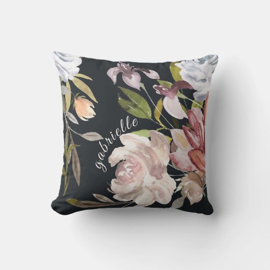 エレガントパーソナライズされた クッション (正面)