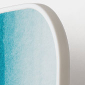 エレガントパーソナライズされたBlueグラデーション Texture ピックルボールラケット (左詳細)