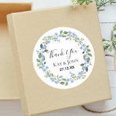 エレガントパーソナライズされたGREENARY THANKS結婚 ラウンドシール