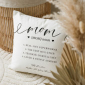 エレガントパーソナライズされたMom Definition Keepsake クッション