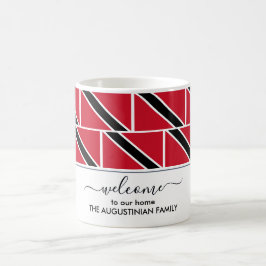 エレガントパーソナライズされたWELCOME TRINIDAD FLAG コーヒーマグカップ