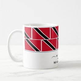 エレガントパーソナライズされたWELCOME TRINIDAD FLAG コーヒーマグカップ