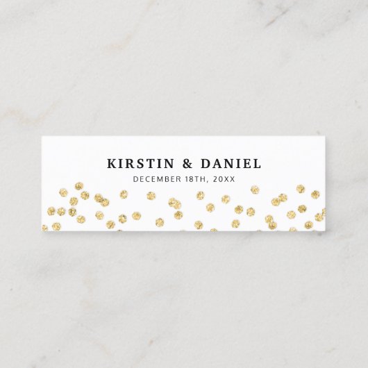 エレガントパーティーフリー飲酒券 | ホワイトゴールド スキニー名刺 (裏面)