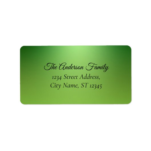 エレガントパーティーモダン ラベル (正面)