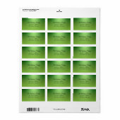 エレガントパーティーモダン ラベル (フルシート)