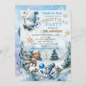 エレガントパーティーモダン 招待状 (正面/裏面)