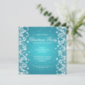 エレガントパーティー スパークルターコイズ 招待状 (スタンド正面)
