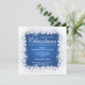 エレガントパーティ マジックスパークル ブルー 招待状 (スタンド正面)