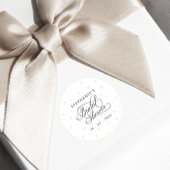 エレガントパールのブライダルシャワー ラウンドシール