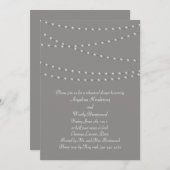 エレガントパールオングレーリハーサルディナー 招待状 (正面/裏面)
