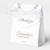 エレガントパールネックレス ブライダルシャワー ギフトボックス フェイバーボックス (正面サイド)