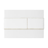 エレガントパールホワイトとアイボリーバラ結婚ズ 招待状ベリーバンド (裏面例)