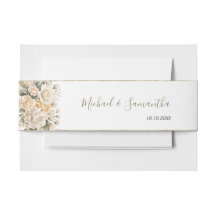 エレガントパールホワイトとアイボリーバラ結婚ズ